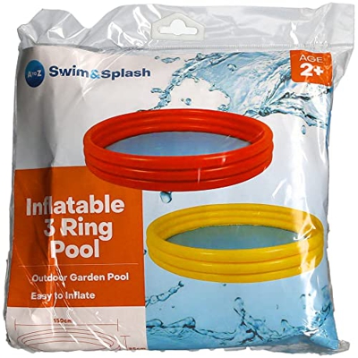 Padgett Bros 5637 Piscina Hinchable, Rojo, Grande