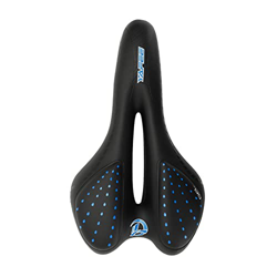 GAWDI Sillín De Bicicleta Suave Y Transpirable, Superficie De Cuero PU, Gel Relleno De Sílice, Cómodo Asiento For Bicicleta De Montaña O De Carretera  en oferta