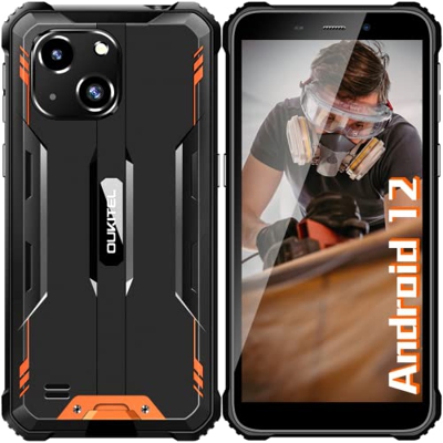Móvil Resistente OUKITEL WP20(2022), 5.93’’HD+ Rugged Smartphone, 6300mAh Batería, 4GB+32GB, Cámara 20MP+5MP, Android 12 Pantalla Telefono Baratos Lib