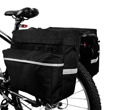 Bicycle Back Seat Boot Bag Bicycle Bag Handbag and Shoulder Bag wasserdichte Fahrrad Taschen Fahrradtasche Doppelt Gepäckträger Tasche für Fahrrad mit