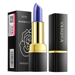 Lápiz Labial Azul Mágico,Pintalabios De Rosa Azul,Pintalabios para Mujer,Azul Cambiado A Rosa Temperatura Lip Stain,Labiales Azules Magicos 24 Horas L en oferta