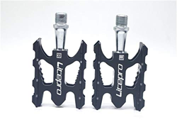 Pedal de Bicicleta de montaña MTB K3 Camino de Bicicletas Plegables de aleación de Aluminio Ultraligero 412 10,8 * 6,2 mm Teniendo Pedal Pedales de Bi en oferta