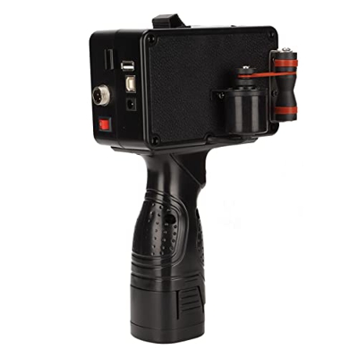 Sazao Impresora de inyección de Tinta de Mano 100-240V Impresora de inyección de Tinta 3 Precisión de impresión Toque Sensible para impresión de Brico