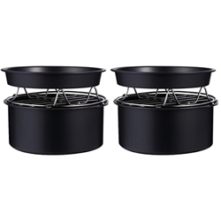 BESTonZON Freidora de Aire Manual de Metal de 6 Uds. Freidora de Aire Freidora de Aire para Cocinar Freidora de Aire con en oferta