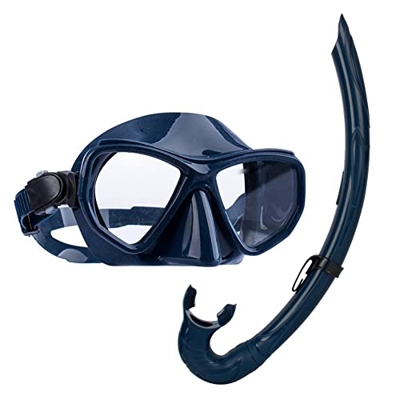 Desconocido Gafas de Buceo Dry Snorkel Set Máscara de Snorkel antivaho y a Prueba de Fugas for Adultos Transmisión de luz de Alta definición con Lente