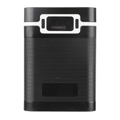 Akozon Cargador de Batería, Carcasa Exterior, 4 Uds, 18650 Baterías, USB Dual, Función LED sin Soldadura, Caja de Banco de Energía, Banco de Energía P