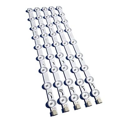 AURH 5 uds Tira de LED for iluminación Trasera 40"39" NDV REV1.0 ABC VES400UNDC-01 VES400UNDS-02 03 40L1333DB 40L3453DB 40PFL3018T/12 42hxt12u XIXINYA