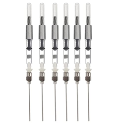 NUOBESTY 6 Uds Pluma Estilográfica Pluma Estilográfica Jeringa Convertidor de Tinta de Pluma Fuente Convertidor de Resorte de Tinta Relleno Auxiliar d características