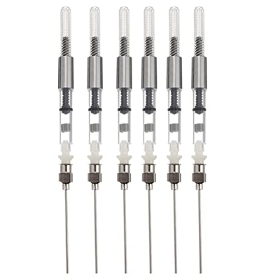 NUOBESTY 6 Uds Pluma Estilográfica Pluma Estilográfica Jeringa Convertidor de Tinta de Pluma Fuente Convertidor de Resorte de Tinta Relleno Auxiliar d