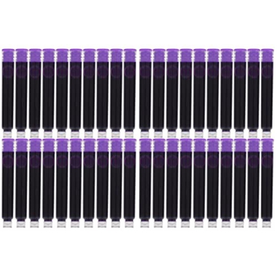 NUOBESTY Pluma Estilográfica de 200 Uds. Absorbente de Tinta Recarga de Pluma Estilográfica Pluma de Caligrafía Cartuchos Cortos Cartuchos Estándar Un