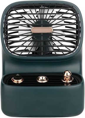 Lincheer Ventilador portátil de Escritorio, Ventilador de Mesa, humidificador de Aire de refrigeración for el hogar, Aire Acondicionado, Enfriador de 