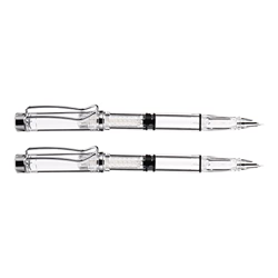 Operitacx 2 Uds Fuente Transparente Pluma Estilográfica Transparente Pluma Estilográfica Recargable Pluma de Tinta Transparente Pluma de Tinta Transpa características