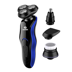 Oshhni 4D Floating Men's Cordless Electric Shaver for Men Nose Trimmer Groomer Grooming Kit precio