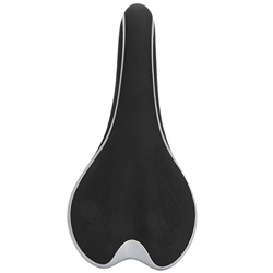 Janzoom Asiento de Bicicleta, Sillín de Bicicleta de Montaña de Diseño Ergonómico con Absorción de Impacto para Bicicletas de Carretera(Negro Plateado precio