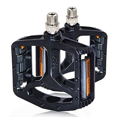 TADORA Pedal De Bicicleta Pedal De Rodamiento Completamente Cerrado, Pedal Antideslizante De Luz Hueca De Aleación De Aluminio (Color : A)