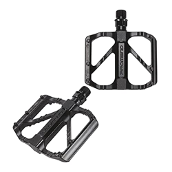 Antidlight Ultralight Bicycle Pedal de liberación rápida Pedal Plano MTB 3 Rodamientos Pedal para Accesorios para Bicicletas de Carretera de montaña P en oferta