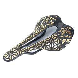 Dedbol Sillín de Bicicleta Hueco Transpirable Ultraligero PU Cuero Ergonómico Road Mountain Racing Sillín Reflectante en oferta