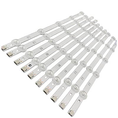 AURH 10 Piezas de Barra de Tira de LED for iluminación Trasera for 42 Pulgadas TV42LN540V 42LN613V 42LA620V LC420DUE 42LN575S 42LA62 42LN578V 42LN575V