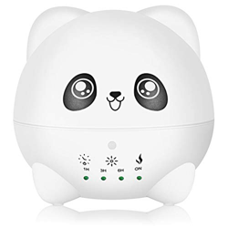 N/A Mini Panda humidificador de aire eléctrico difusor de aroma Mute Kids regalo con luz LED para dormitorio en oferta