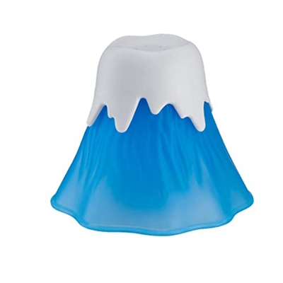 SunaOmni Cleaner de microondas Volcano Microondas Tornero de Vapor Desinfecta con vinagre y Agua para cocinas de Casas o de Oficina (Azul)