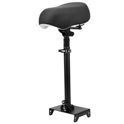 Jiawu Sillín de Asiento de Scooter Eléctrico Ajustable, Asiento de Sillín Plegable de Aleación de Aluminio para Scooter Eléctrico MAX G30, Silla de Sc en oferta