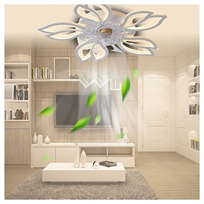 HYN Ventilador Techo Luz 6 Velocidades,Silencioso Entiladores De Techo con Estilo Y Elegante Vebtilador De Techo para Salón,Dormitorio,Habitación Infa