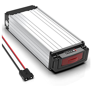 TGHY Batería de Bicicleta eléctrica de Rejilla Trasera Batería de Litio de Bicicleta de montaña 52V Batería de portaequipajes Batería de Iones de Liti