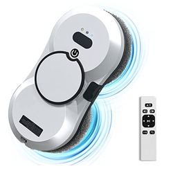 Robot Limpiador Ventanas, Limpiador de Ventanas eléctrico con rociador Agua automático Robots Limpieza Vidrio Inteligentes con Control Remoto para Ven en oferta