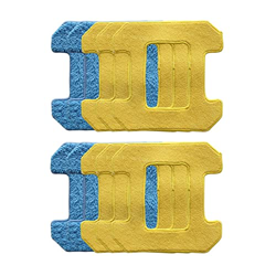 UVIYO 6 uds Limpieza en húmedo + 4 uds Almohadilla de fregona de fricción Seca Compatible con el Robot de Limpieza de Ventanas Hobot 268 (Color : Dark precio