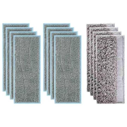 GHSYZY Paquete de 8 almohadillas for trapear lavables y reutilizables compatibles con IRobot Braava Jet M6 (6110) Robot Mopping Pads (Color : 12PCS Dr características