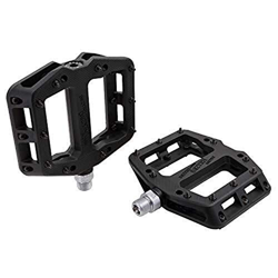 MTB Pedales de Bicicletas de montaña Pedales de Peso Ligero de Fibra de Nylon Plataforma de Bicicletas BMX MTB Pedales for 9/16" Pedales de Bicicleta  en oferta