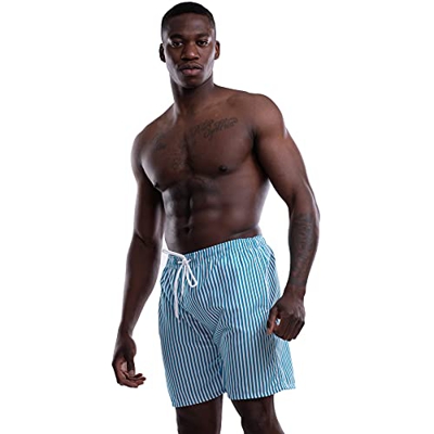 Mermaid Bañador Hombre Shorts, Traje de Baño para Jovenes, Bañador Short Playa para Natación, Piscina, Playa Secado Rápido, Tallas 3XL