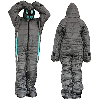 HONTIN Sacos de Dormir para Acampar Momia Saco de Dormir humanoide Invierno Interior Exterior portátil Ultraligero cálido Adulto Saco de Dormir a Prue