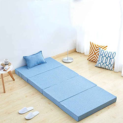 H.NLDD Colchón Plegable – Cuna de Viaje Colchón Plegable para Invitados o el Camping – Colchón Antracita Plegable y cúbico precio