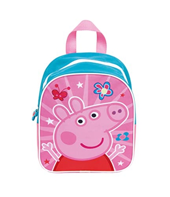 ARDITEX Superdiver Mochila infantil de Peppa Pig Licencia Oficial para el colegio y la guardería - 24x20x10 cm - color rosa - con asas acolchadas - Id