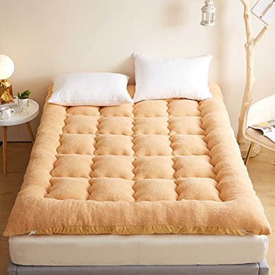 ZENORE Colchn de Piso Colchn de futn, 8 cm Espesar Tatami Mat Colchoneta para Dormir Colchn Enrollable Plegable Colchn de Dormitorio para Acampar