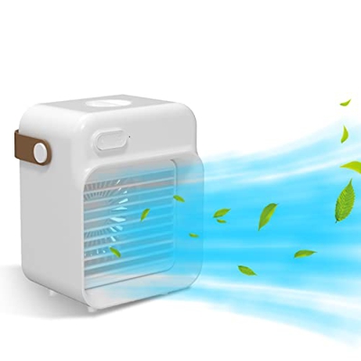 Ventilador de aire acondicionado portátil - Ventilador de refrigeración para dormitorio con 3 velocidades de viento,Ventilador de refrigeración de air