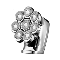 iCoKg Shaver para Hombres calvos, rasuradora eléctrica 8D con Pantalla LED, rasuradora de Belleza inalámbrica Juego para afeitarse la Cabeza y seco en oferta