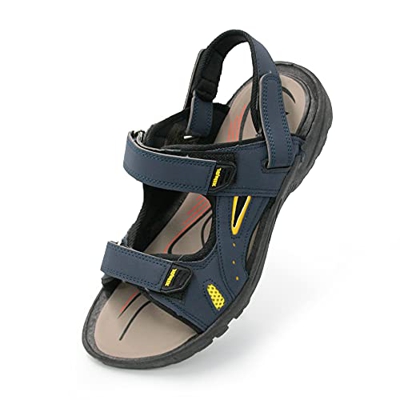 JOMIX Sandalias Deportivas Hombre Verano Cómodas Casa Aire Libre Mar Playa Piscina, Color Azul, 45 EU