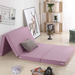 H.NLDD Colchón Plegable – Cuna de Viaje Colchón Plegable para Invitados o el Camping – Colchón Antracita Plegable y cúbico en oferta