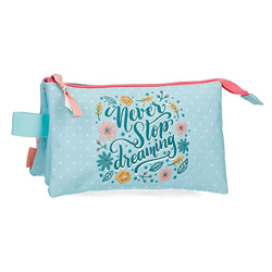 Movom Never Stop Dreaming Estuche Triple Azul 22x12x5 cms Poliéster precio