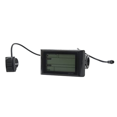 Medidor de Pantalla LCD de Bicicleta Eléctrica, Pieza de Modificación ABS Confiable Pantalla LCD SW900 para Vehículos Eléctricos