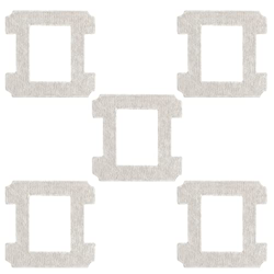 Chuancheng 5 piezas trapo de trapo para Ecovacs WINBOT W1 y W1Pro paños de limpieza de ventanas Robot Accesorios de repuesto en oferta