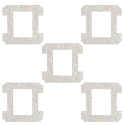Chuancheng 5 piezas trapo de trapo para Ecovacs WINBOT W1 y W1Pro paños de limpieza de ventanas Robot Accesorios de repuesto