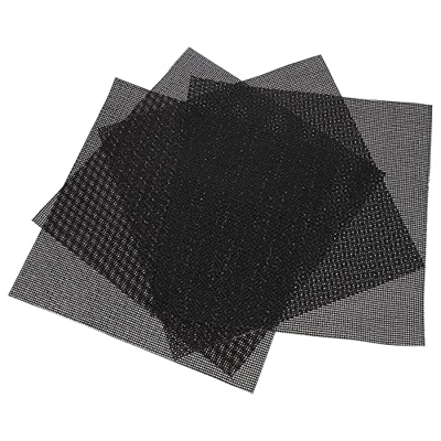 Luxshiny Revestimiento de Parrilla para Freidora de Aire de Silicona 4 Uds. Placa Antiadherente para Sartén Almohadilla de Refrigeración Humeante para