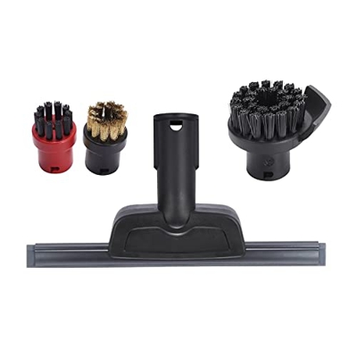 GHSYZY Cepillo redondo de repuesto for boquilla de ventana compatible con limpiador de vapor Karcher SC1 SC2 SC3 SC4 SC5