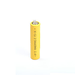 Batería Recargable 2/3 AA 2,4 v 400mAh 2/3 AA 2,4 V ni-CD para afeitadora eléctrica Cepillo de Dientes maquinilla de Afeitar celda de luz LED precio