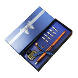 HOUKAI CALIRGRAPY Pen Caja DE Regalo Caja DE Regalo FUNDAIN Dip Plan con 5 PEBATIVOS DE PAPELÍDOS DE LOS Pendientes DE LOS Pendientes for SOLUCIONES D en oferta