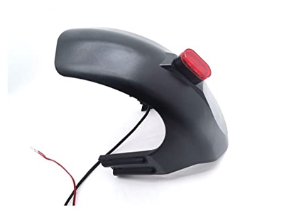 Genggeng Guardabarros Trasero y lámpara de Freno de luz Trasera Compatible con KUGOO G2 Pro KickScooter Scooter eléctrico Guardabarros Trasero Piezas
