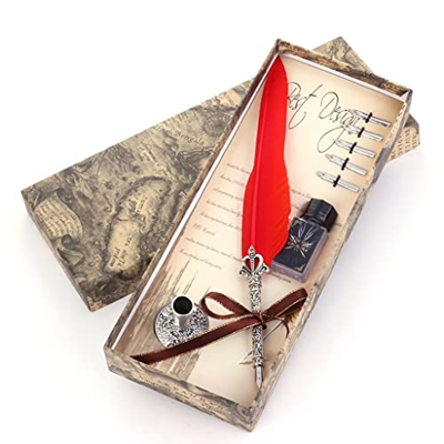 HOUKAI Bonita Pluma Pluma de Pluma Retro Dip DE Dip DE LA Tinta DE LA Tinta DE LA Tinta PAPELÍTICO DE PAPELÍO DE PAPELÍDO PLAIL (Color : A)